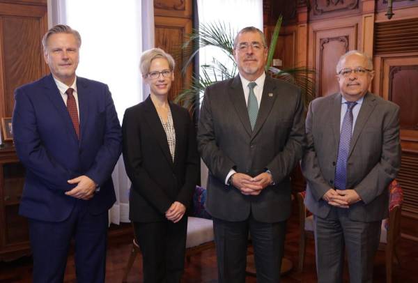 <i>Presidente Bernardo Arévalo manifestó su preocupación a la relatora especial de la ONU, sobre la criminalización del MP contra jueces, fiscales y abogados que trabajan por una justicia independiente. </i>FOTO prensa.gob.gt
