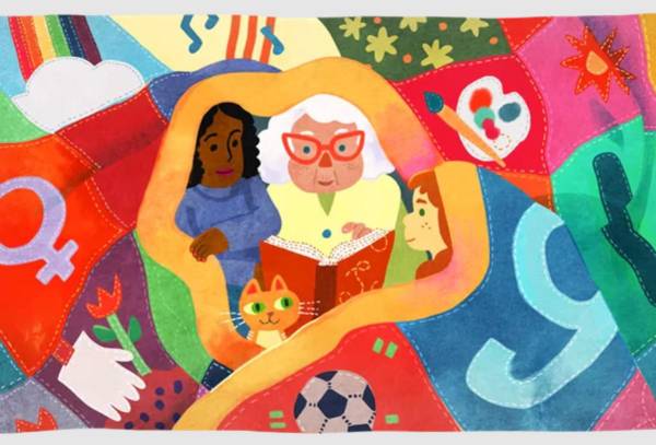 <i>Doodle de Google para conmemorar el Día Internacional de la Mujer. FOTO GOOGLE</i>