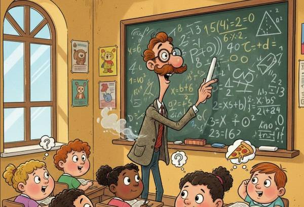 <i>La enseñanza mecánica: Históricamente, el sistema educativo mexicano ha privilegiado la memorización de fórmulas sobre la comprensión lógica. FOTO GENERADA CON IA</i>