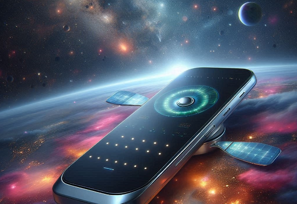 <i>El debate no es si habrá un nuevo smartphone. El debate es cómo se redefine el negocio telco cuando la red viene del espacio. (Foto: IA Micrsoft Designer)</i>