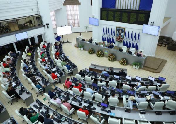<i>Nicaragua, que dejó formalmente de ser miembro de la organización hace siete meses por petición del mandatario Daniel Ortega, acaparará una vez más el foco en la asamblea general. FOTO AFP/ CONGRESO DE NICARAGUA</i>