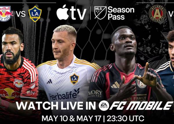 <i>La iniciativa arrancará este próximo sábado, con el partido entre el New York Red Bulls y el Los Angeles Galaxy, una reedición de la final de la MLS 2024, que ganaron los angelinos. FOTO EA SPORTS</i>