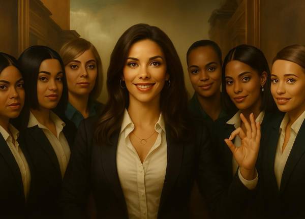 <i>En 2025, E&amp;N destaca el liderazgo de centroamericanas que dirigen el poder financiero de la región: las Desafiantes Financieras. En esta edición: diez destacadas mujeres del dinero que se desarrollan en áreas diversas: banqueras, financieras corporativas, líderes fintech, sector cooperativo y otros comparten sus experiencias y desarrollo. FOTO LEONARDO.AI</i>