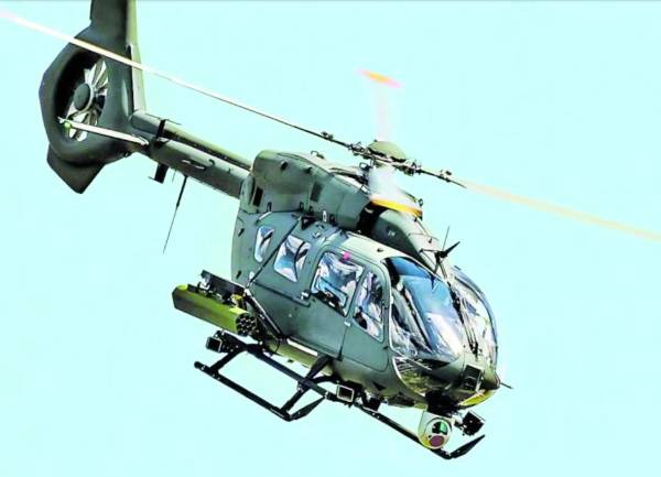 <i>Este es un helicóptero H145. FOTO GRUPO OPSA</i>