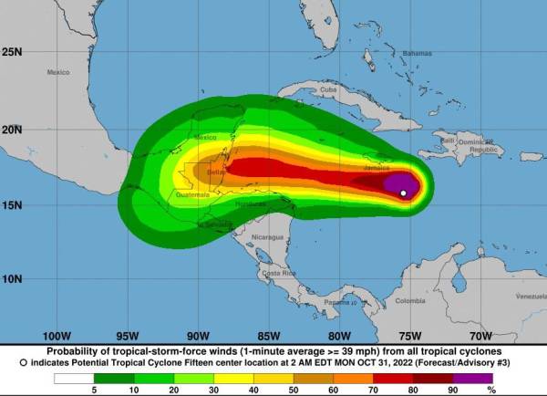 Centroamérica atenta ante posible surgimiento de ciclón tropical en el Caribe
