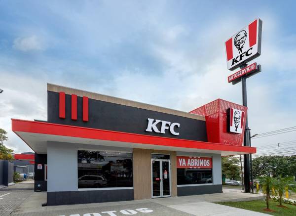 <i>KFC Costa Rica espera cerrar el año con un total proyectado de 74 locales en operación. Foto de cortesía</i>