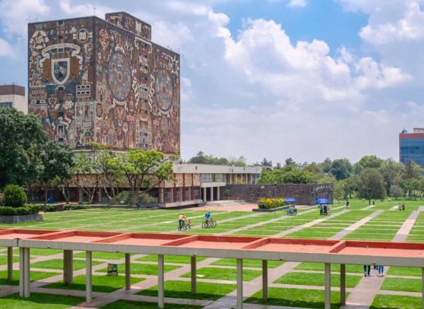<i>Campus central capitalino de la Universidad Nacional Autónoma de México (UNAM). FOTO FUNDACIÓN UNAM</i>