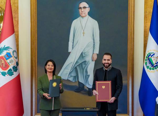 El Salvador y Perú acuerdan cooperar en seguridad, salud, educación y comercio