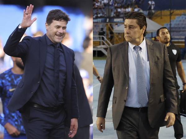 <i>El seleccionador de Estados Unidos, Mauricio Pochettino (i), y el de Guatemala, Fernando Tena, se citan con sus equipos este miércoles en la ciudad estadounidense de San Luis (Misuri) por un cupo en la final de la Copa Oro. EFE/ Neil Hall/ Esteban Biba ARCHIVO</i>