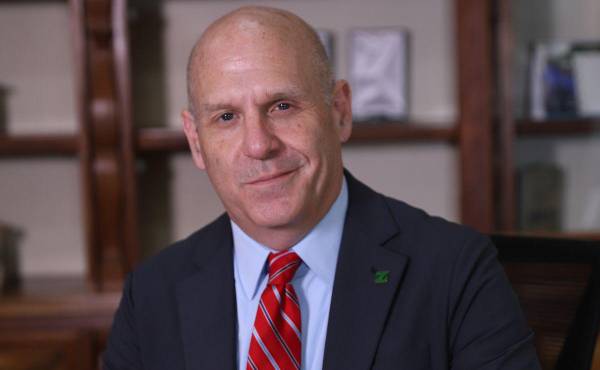 Jeff Cohen, rector de la Universidad Zamorano. Crédito: Héctor Hernández.