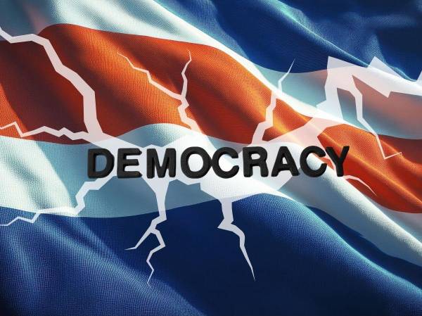 Más que un quiebre repentino, Costa Rica enfrenta un proceso de desgaste donde seguridad, polarización y desconfianza están erosionando los pilares que la hicieron una democracia excepcional. (Collage E&amp;N)