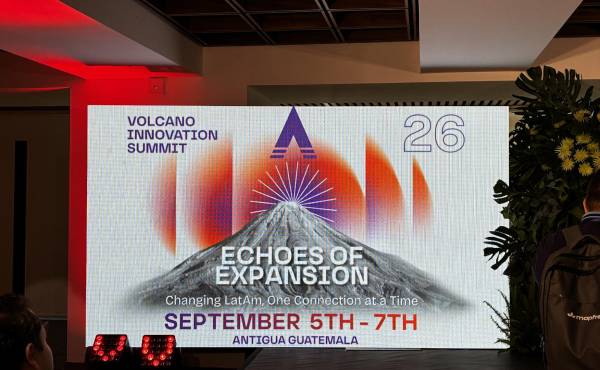 El Volcano Innovation Summit se realizará del <b>5 al 7 de septiembre de 2026 en Antigua Guatemala</b> bajo el concepto <i>Echoes of Expansion.</i>