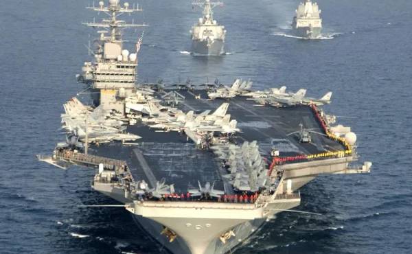 <i>Según agencias internacionales, 9.000 efectivos viajan hacia Medio Oriente a bordo de un conjunto de buques. (Foto: EFE)</i>