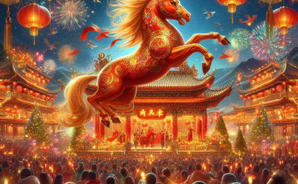 <i>En síntesis, el Año del Caballo de Fuego invita al movimiento, la renovación y la audacia. (Foto: IA Microsoft Designer)</i>