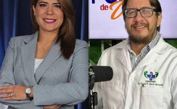 Mayteé Iraheta (Arena) y Rafael Aguirre (FMNL) confrontarán a Nayib Bukele (Nuevas Ideas) en las elecciones de febrero. (Fotos: Archivo)