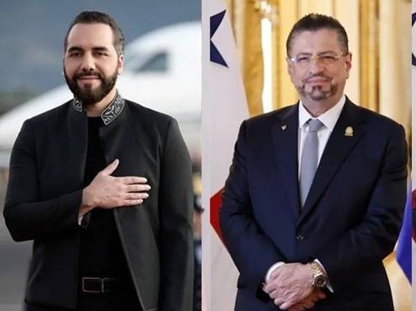 El presidente de El Salvador tiene un nivel de aprobación que supera el 70%. Mientras, el de Costa Rica logra casi 60% de respuestas positivas. (Foto: EFE)