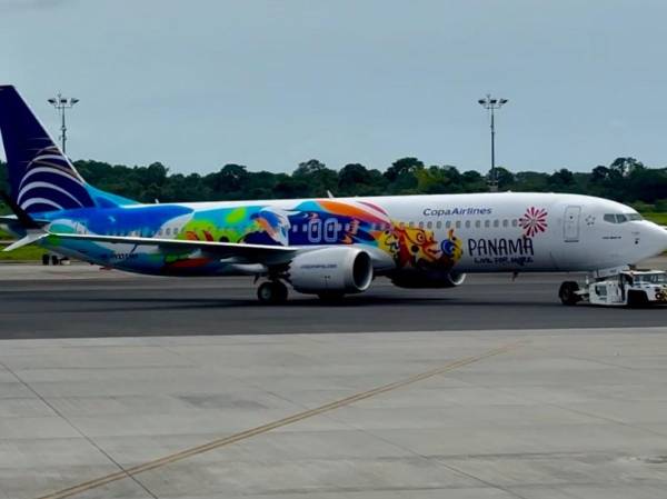 <i>Este avión forma parte de una iniciativa que tiene la intención de dar a conocer los atractivos turísticos del país de una forma distinta. FOTO COPA.</i>