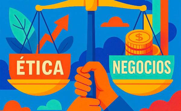 Una empresa con <b>carácter ético</b> no solo es “correcta”. Es más <b>resiliente. (Ilustración IA- Microsoft Designer)</b>