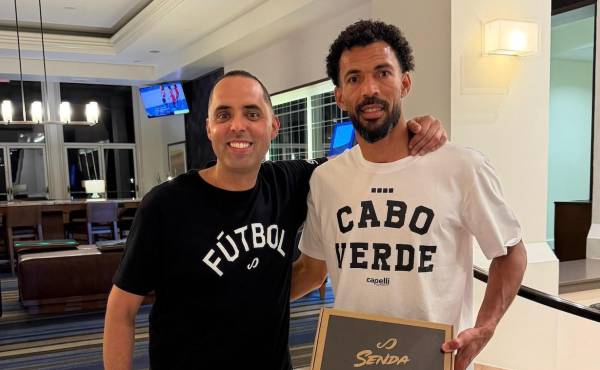 Dos historias de éxito en el territorio de grandes competidores: Santiago Halty, fundador de la marca deportiva Senda Athletics y Josimar José Évora Dias, conocido como Vozinha, el arquero de la selección de Cabo Verde. (Foto: Cortesía)