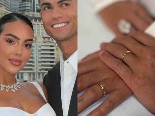 <i>El futbolista portugués Cristiano Ronaldo y la modelo e influyente hispano-argentina Georgina Rodríguez se han casado. Foto de cortesía</i>