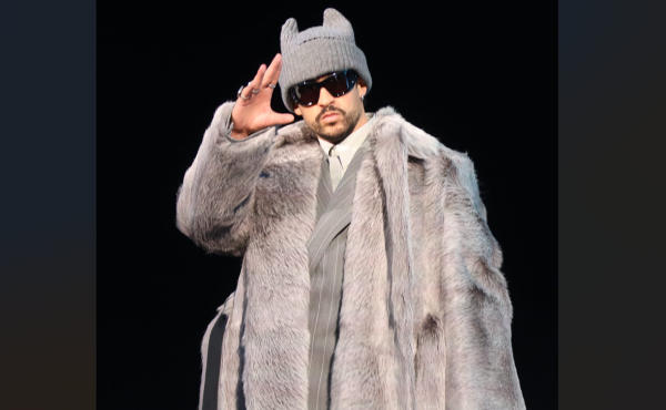 <i>Bad Bunny aseguró que solo piensa en disfrutar esos trece minutos. Intento disfrutar y sé que me voy a divertir, y el equipo también. Trato de no presionarme tanto, señaló. Foto de cortesía</i>