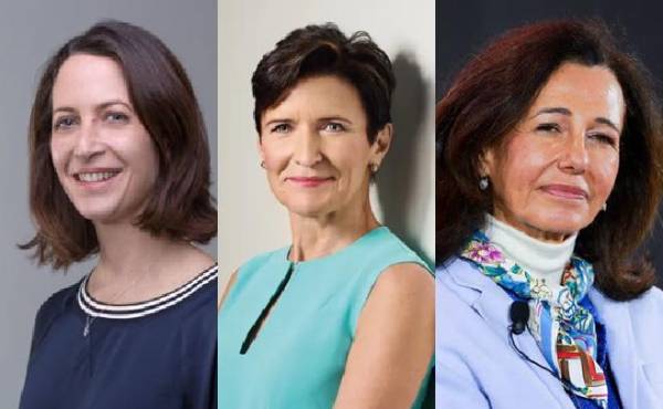 De izquierda a derecha: Anasofía Sánchez Juárez (Waze); Jane Fraser (Citigroup) y Ana Cristina Botín (Santander). Fotos: Archivo