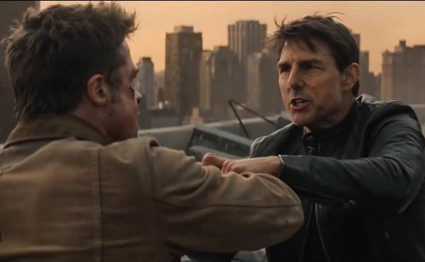 <i>Video que muestra a los actores Brad Pitt peleando con Tom Cruise supuestamente peleando. A simple vista es difícil de distinguir que está hecho con IA. El mismo está creado con Seedance 2.0 de ByteDance. FOTO REFERENCIA.</i>
