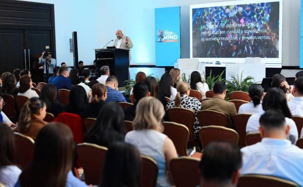 <i>Los asistentes al evento TOM Honduras lograron conocer estrategias para mejorar sus comunicaciones y posicionar a sus marcas en lo más alto del TOM. FOTOS YOSEPH AMAYA/ DIARIO LA PRENSA</i>