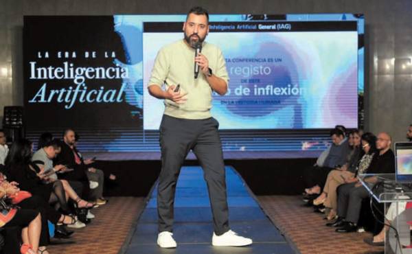 <i>En octubre, Mats presentó su versión de IA en Honduras. FOTO ARCHIVO</i>