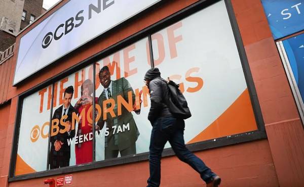 <i>El Centro de Radiodifusión de CBS en la calle 57 de Nueva York en 2023. FOTO NBC NEWS</i>