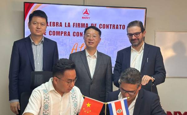 Costa Rica entra a la red global de SANY con ALCO como representante oficial