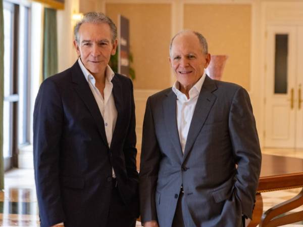 <i>Felipe Bosch Gutiérrez, Presidente Chairman de CMI Capital y Juan José Gutiérrez, Presidente Chairman de CMI Alimentos. FOTO CORTESÍA / E&amp;N</i>