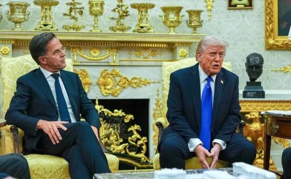 Mark Rutte defenderá ante el Presidente de los Estados Unidos la posición de sus aliados ante la guerra en Medio Oriente. (Foto:EFE)