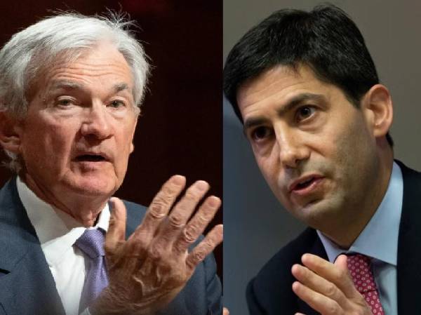 El ciclo de Jerome Powell (izquierda) podría estar llegando a su fin. Comienza a tallar la figura de Kevin Warsh (derecha), que llega con propuestas de cambios estructurales, en un momento de alta tensión global. (Fotos: Archivos)