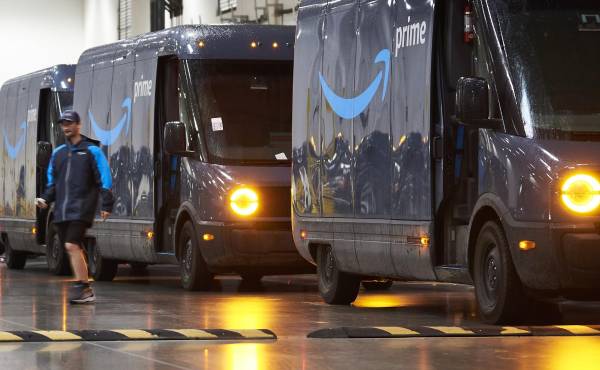 El gigante del comercio electrónico Amazon alcanzó un máximo histórico al superar los US$3 billones en capitalización bursátil. Foto de iStock