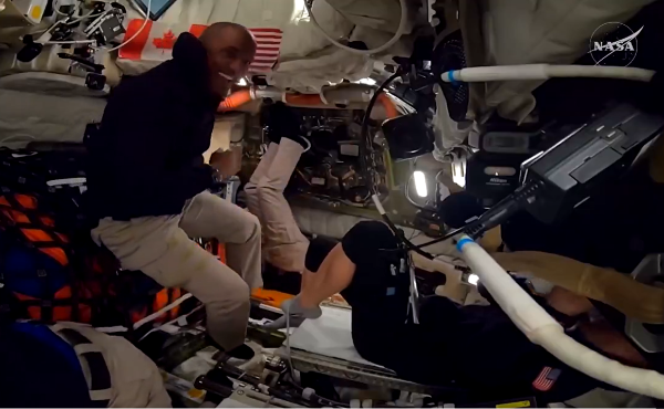 <i>La NASA explicó durante el transcurso de la misión que el inodoro tuvo dificultades con el sistema de evacuación de aguas residuales. Foto de cortesía</i>