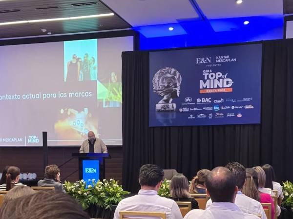 Los resultados TOM para Costa Rica se dieron a conocer en un evento especial en el Centro de Convenciones de Costa Rica. Charla Magistral: “La Nueva Era del Top of Mind: Marcas que Innovan, Conectan y Trascienden”.