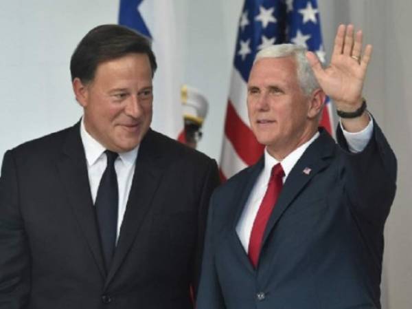 'Hoy Panamá es el único país latinoamericano en nuestra coalición y nosotros instamos a nuestros socios en América Latina que sigan el ejemplo de Panamá y que sean parte de esta coalición', dijo Pence. (Foto: AFP).