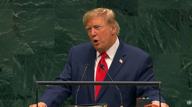 <i>Trump rechazó tajantemente cualquier esquema globalista que intente regular o controlar su desarrollo. Foto de cortesía</i>