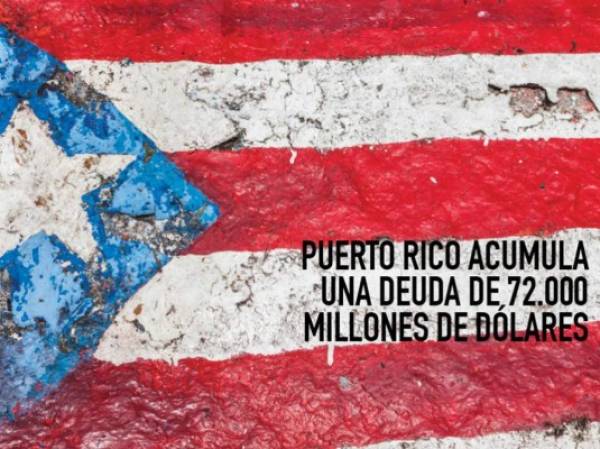 El gobierno de Puerto Rico anunció que incumplirá con el desembolso de una parte de los pagos de su gigantesca deuda externa. Foto tomada de numbers.com.ec