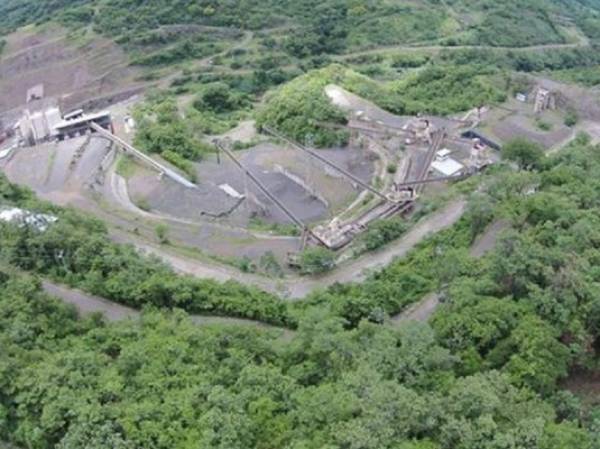 Vista aérea de las obras en El Chaparral como las dejó Astaldi. La CEL pagó $108 millones a los italianos. (Foto: La Prensa Gráfica).