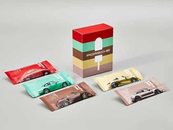 Los colores de Porsche inspiran edición limitada de helados