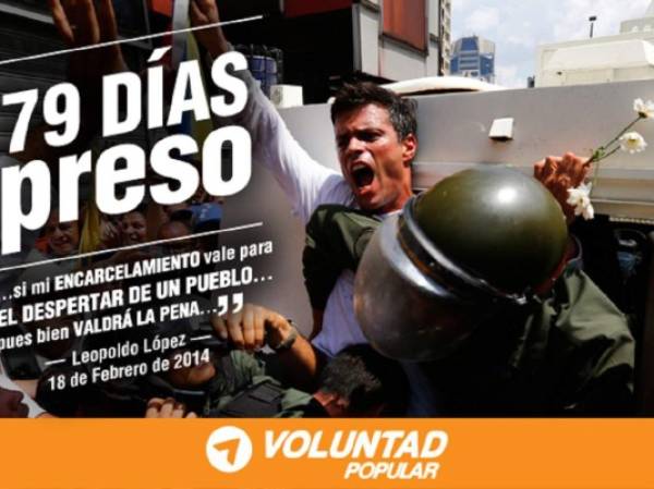 Hoy la comunidad internacional estará pendiente del destino de López. (Foto: Voluntad Popular)