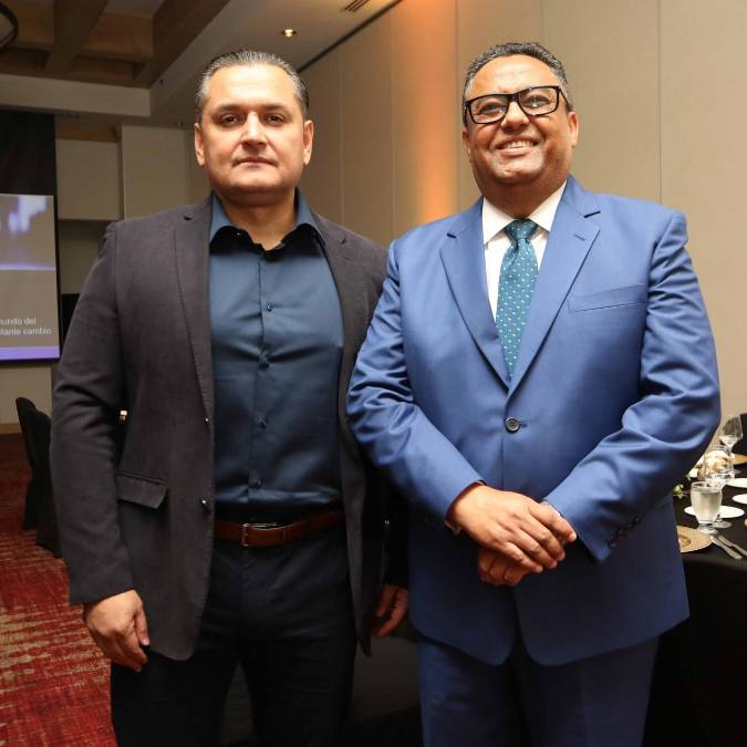 <i>Carlos Sosa y Jorge Cano. (Foto: EL HERALDO / HONDURAS)</i>