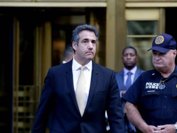 NEW YORK, NY - AUGUST 21: Michael Cohen, former lawyer to U.S. President Donald Trump, exits the Federal Courthouse on August 21, 2018 in New York City. Cohen reached an agreement with prosecutors, pleading guilty to charges involving bank fraud, tax fraud and campaign finance violations. Yana Paskova/Getty Images/AFP