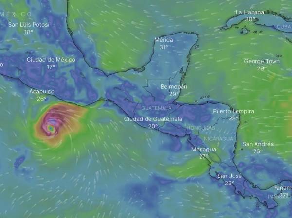 Bonnie se intensifica a huracán en el Pacífico de México