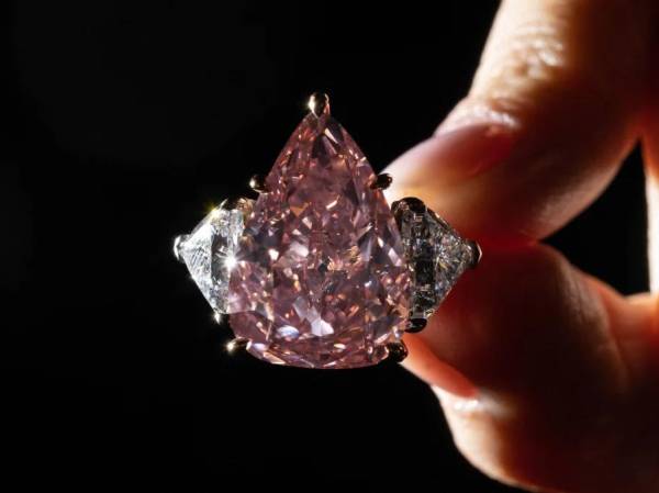 Así es el diamante rosa ‘Fortune Pink’, subastado por US$28.5 millones