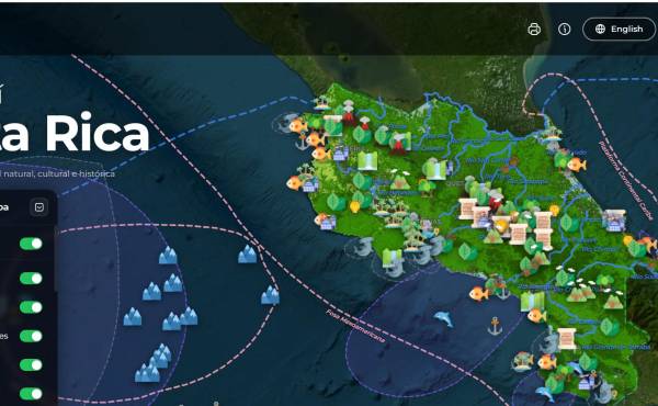 Costa Rica en un clic: mapa interactivo invita a descubrir naturaleza, cultura y océanos