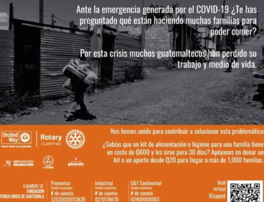 Campaña #ÚneteAhora busca ayudar a familias en Guatemala