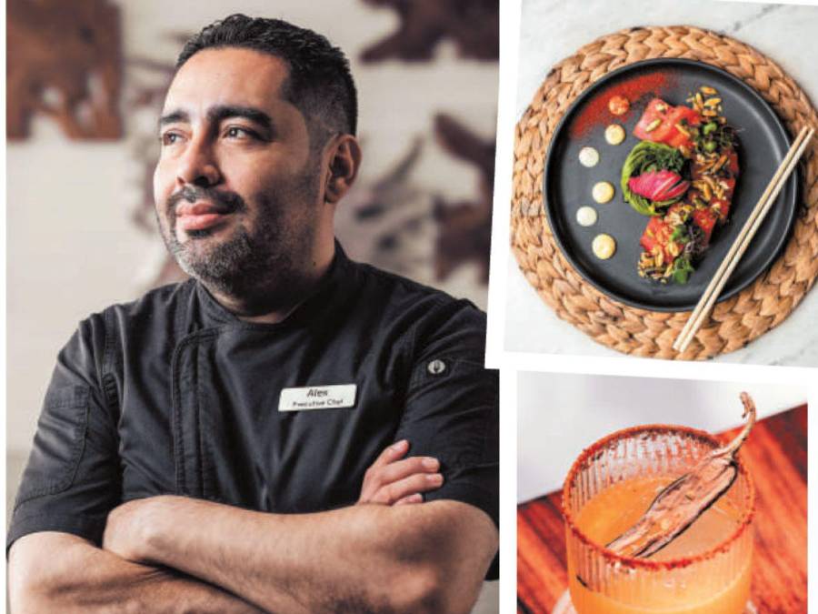 Talento guatemalteco en Ibagari: Alex Flores, chef ejecutivo de Luna Muna by Ibagari. La mejor palabra para describir la experiencia de una comida en no un lujo ostentoso, de oropeles, sino como ellos lo llaman, un “lujo relajado”, un hotel con restaurante de diseño contemporáneo en el que el arte y un precioso paisaje frente al mar caribe son los protagonistas.